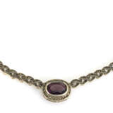 Collier mit Amethyst und Markasiten - фото 1