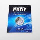 BRD - Die erste 5 EURO Gedenkmünze Blauer Planet 2016, - Foto 1
