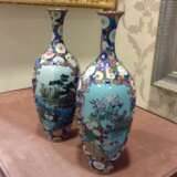 “Pair of Japanese vases 18th century  enamel” - photo 1