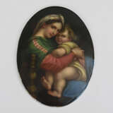 Porzellangemälde: Madonna della Sedia - photo 3