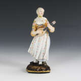 Bauersfrau mit Mandoline - фото 1