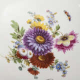 Tafelaufsatz mit Blumen- und Insektenmalerei - photo 2