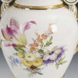 Vase mit Blumenmalerei - Foto 3