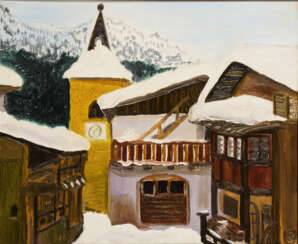 Tessiner Dorf im Winter