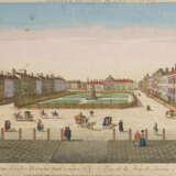 Guckkastenbild mit Ansicht des Leicester Squares in London - фото 1