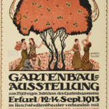 Ausstellungsplakat zur Gartenbau-Ausstellung in Erfurt 1913 - фото 1