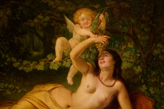 Liegender Akt mit Putto - photo 2