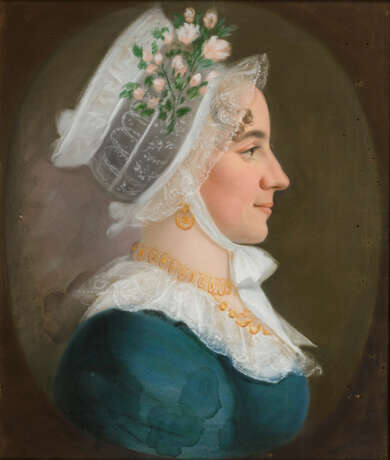 Deutscher Porträtmaler um 1800: Pendants Bildnisse - фото 2
