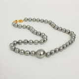 CHANEL VINTAGE luxuriöse Perlenkette, L. 80cm; - фото 1