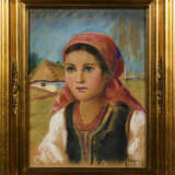 Russischer Maler: Mädchenbildnis - Foto 3