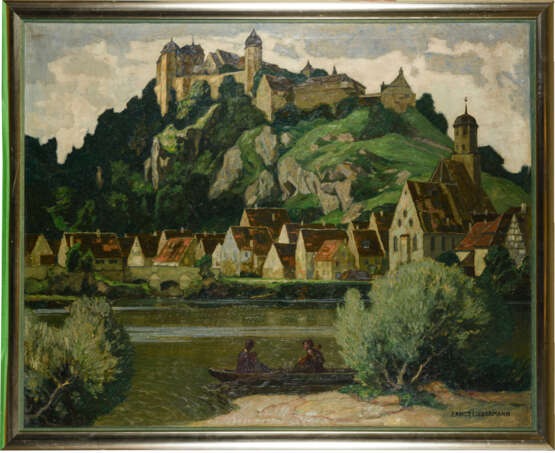 Große Ansicht mit mittelalterlicher Burganlage - фото 1