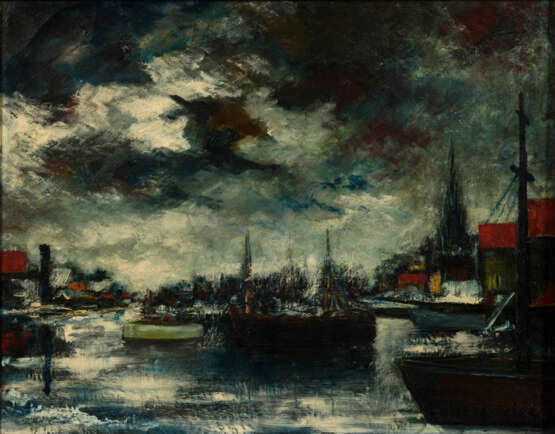 Polnischer Maler: Hafenstadt - фото 1