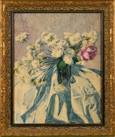 Monogrammist "CH": Blumenstrauß in einer Vase - photo 5