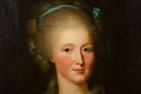 Bildnismaler 18. Jahrhundert: Porträt einer Dame - photo 3