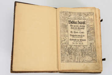"Biblia, das ist, Die gantze Heilige Schrifft, Deudsch" - in 2 Bänden