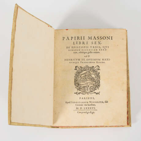 "Libri Sex, De Episcopis Vrbis, Qvi Romanam Ecclesiam Rexerunt, rebusque gestis eorum" - Foto 1