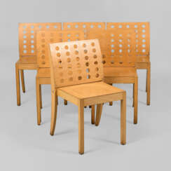 6 moderne Stühle