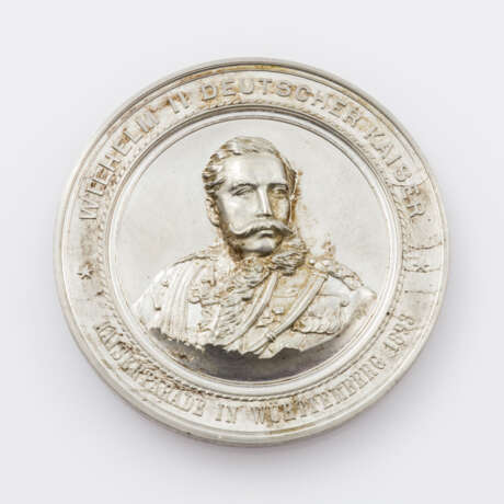 Medaille 1893 von H. Dürrich und W. Mayer auf die Kaiserparade - фото 2