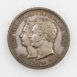Württemberg - Silbermedaille 1823, Wilhelm I., von C. Voigt, auf die Geburt des Kronprinzen Karl, - Foto 1