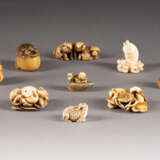 NEUN KLEINE NETSUKE - photo 1