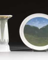 THEODOR SCHMUZ-BAUDISS VASE UND WANDPLATTE