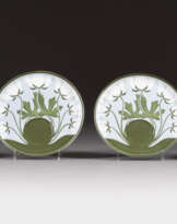 THEODOR SCHMUZ-BAUDISS ZWEI TASSEN MIT UNTERTASSEN