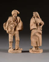 GIACOMO VACCARO 1847 Caltagirone - 1931 ebd. PAAR FIGUREN