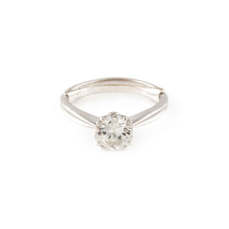 BRILLANTSOLITAIRE-RING 'KERN' - Foto 1