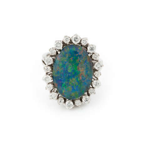 OPAL-RING MIT BRILLANTEN - photo 1