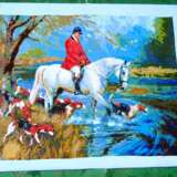 Tapestry “the rider on the white horse”, See description, Animalistic, 2015 - photo 4