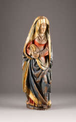LARGE FIGURE OF THE MOTHER OF GOD FROM A LAMENTATION GROUP