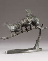 DREI SPATZEN AUF EINEM AST