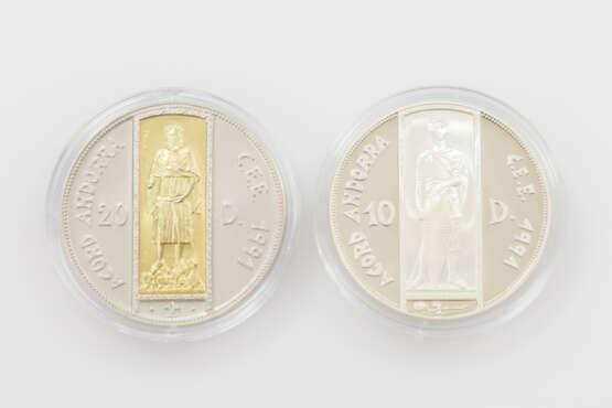 Andorra - 20 Diners mit Gold-Inlay, - photo 1