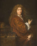 Caspar Netscher. SEHR WAHRSCHEINLICH PORTRAIT DES ASTRONOMEN CHRISTIAN HUYGENS (1629 DEN HAAG - 1695 EBENDA)