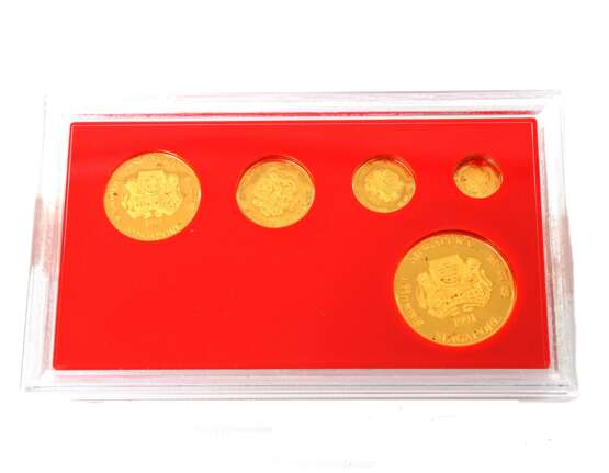 Singapore - Lion Gold Coin Set 1991, - photo 3