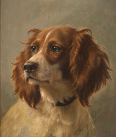 JOHANNES CHRISTIAN DEIKER. SPANIEL, BRAUN-WEIß GEMUSTERT - photo 1