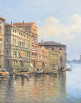 KONVOLUT GEMÄLDE. KANAL IN VENEDIG (1); BLICK AUF DEN DOGENPALAST (2)