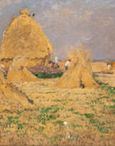BAUERN BEI DER HEUERNTE