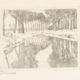 MAX CLARENBACH. 'WINTER AN DER ERFT' UND 'NIEDERRHEINLANDSCHAFT' - Foto 2