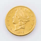 USA/Gold - 20 Dollars 1892, Liberty Head, s-ss., Kratzer, - Foto 1