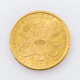 USA/Gold - 20 Dollars 1892, Liberty Head, s-ss., Kratzer, - Foto 2