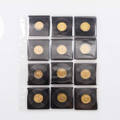 Empire/GOLD - Lot with 10 x 20 gold marks and 2 x 10 Goldmark, - photo 1