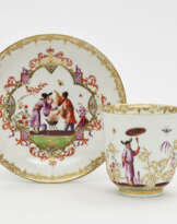 Bechertasse mit Unterschale 