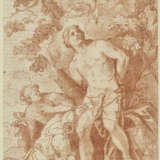 Italien, 17. Jahrhundert. Der Hl. Sebastian wird von der Hl. Irene und einer Dienerin gepflegt - photo 1