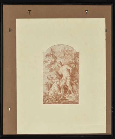 Italien, 17. Jahrhundert. Der Hl. Sebastian wird von der Hl. Irene und einer Dienerin gepflegt - photo 2