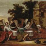 Niederlande, 17. Jahrhundert. Abraham bewirtet die drei Engel - фото 1