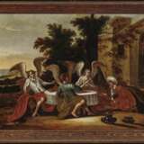 Niederlande, 17. Jahrhundert. Abraham bewirtet die drei Engel - photo 2