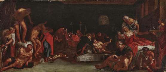Italien (?), 17. Jahrhundert. Krankenheilung - Foto 1