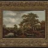 Niederlande (?), 17./18. Jahrhundert. Baumlandschaft mit Figurenstaffage - photo 2