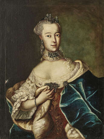 Deutsch, 18. Jahrhundert. Bildnis einer Fürstin - photo 1